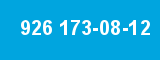 926 173-08-12